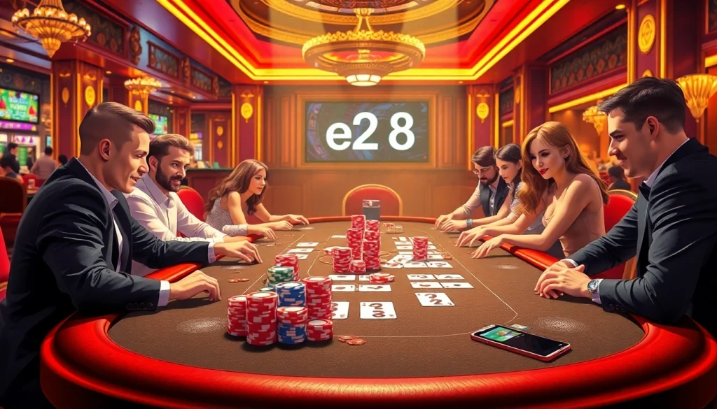 Experience the thrill of poker at the e28 casino, where excitement meets strategy.