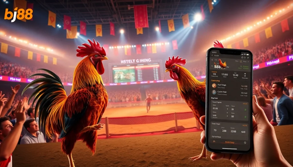 Experience intense action at bj88 đá gà, where live cockfighting meets online betting excitement.